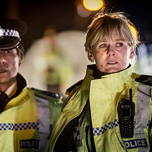 Happy Valley, Ramon Tikaram and Sarah Lancashire